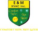 E & M HVAC Inc. logo